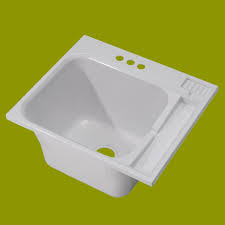 This utility sink is a quick, easy upgrade for any home remodeling project, and now with heavy gauge steel legs. Top Mount Laundry Sink 14 5 Gallon Drop In Sink