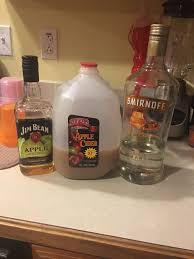 One Shot Of Jim Beam Apple Bourbon Whiskey One Shot Of Kissed Carmel Smirnoff Vodka And Finish With A Jim Beam Apple Drinks Apple Drinks Jim Beam Apple Recipes