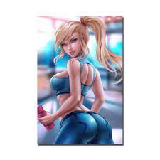 Print Home Decor Video Game Samus Aran Sexy Lady Poster Art Silk Canvas  Painting For Living Room-014 _ - AliExpress Mobile