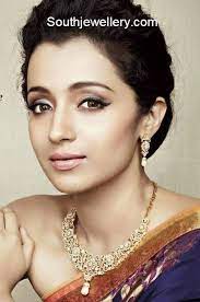 We donate 7.5% of our profits back to the community to the world's. Trisha In Nac Diamond Necklace Indian Jewellery Designs