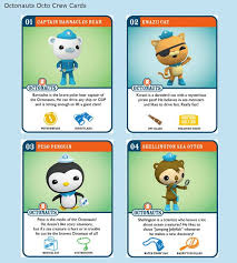 Http Jovialspondoodles Blogspot Co Uk P Octonauts Octo Rew Cards Html Enfant