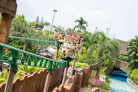 The water park has a huge adventure river water slide and an explorable pirate ship, while the amusement park includes a delightful steam train ride and a tiger inspired rollercoaster. Lost World Of Tambun Tickets Price 2021 Online Discounts Promo