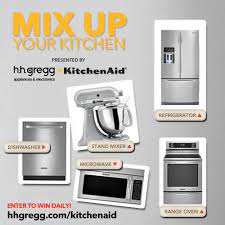 (stylized as hhgregg) is an american online retailer and former retail chain of consumer electronics and home appliances in the midwest, northeast, and southeast united states, that operated stores in 20. Mix Up Your Kitchen With H H Gregg And Kitchenaid Win An Entire Kitchen Suite Mommy Bunch