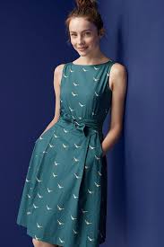 Women S Signature Poplin Dress Mallard Print Free Shipping At L L Bean Dresses Poplin Dress Fashion