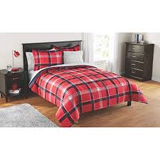 This mainstays bed in a bag bedding set is a great add on to any household and you will love the new look your room gets with this. Mainstays Kids Red Plaid Bed In A Bag Complete Bedding Set 7pc Full Buy Online In Angola At Angola Desertcart Com Productid 59346459