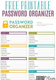 Printable password tracker excel template (xlsx format) use of usernames and passwords are the most common way to prove your identity when accessing websites and online services. Free Printable Password Organizer A K A Printable Password Sheet