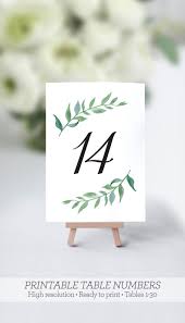 Wedding Table Numbers Printable Instant Download 1 30 Etsy Table Number Decor Foliage Wre Wedding Table Numbers Printable Wedding Table Numbers Wedding Numbers