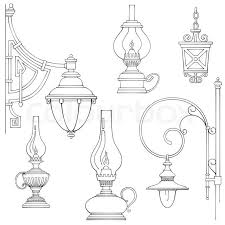 Vintage Lamp Drawing Of 39 Vintage Gas Lamps Lantern Drawing Lamp Tattoo Kerosene Lamp