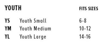 Bella Youth Size Chart Metro Arts