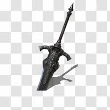 Greatsword of the black knights who wander lordran. Dark Souls Iii Black Knight Sword Weapon Game Image Transparent Png