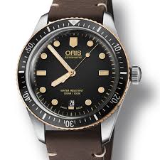Maybe you would like to learn more about one of these? Oris Divers 65 Black Dial Bronze Bezel 40mm Brown Leather Watch Nagi