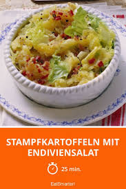 Stampfkartoffeln Mit Endiviensalat Rezept Stampfkartoffeln Endiviensalat Endivie