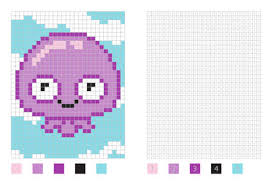 Especifique sólo uno de los siguientes campos. Dibujos Animados De Medusas Pixel En La Pagina Para Colorear Con Ilustracion De Cuadrados Numerados Ilustraciones Vectoriales Clip Art Vectorizado Libre De Derechos Image 92069669