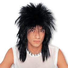 Beautiful undercut hair 2019 black hairstyles with bangs. Long Hair Rocker Wig Black Rock Legend Rockstar Wig Black Horror Shop Com