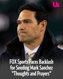 A comment made during Sunday's pregame broadcast of “FOX NFL Kickoff” is  receiving backlash in the wake of broadcaster Mark Sanchez's  hospitalization and subsequent arrest: bit.ly/3ISo5rV (📸: Mitchell  Leff/Getty Images)