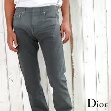 dior homme dior homme 003d000tx040 gradient herringbone stripe skinny denim jeans 800 grey