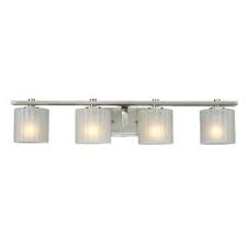 Hampton Bay Sheldon Collection 4 Light Bath Bar Brushed Nickel Finish Ew1361sba At The Home Depot Mobi Light Fixtures Bathroom Vanity Bath Bar Bar Lighting