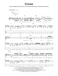 Bmi artist jerome robinson on bass guitar. Cruise Bass Guitar Tab Print Sheet Music Now