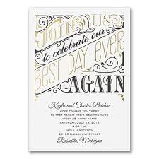Best Day Again Vow Renewal Invitation Vow Renewal Invitations Wedding Anniversary Invitations Wedding Party Invites
