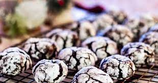 Spiced Iced Chocolate Holiday Cookies Recipe Yummly Recipe Holiday Cookies Holiday Cookie Recipes Cookies