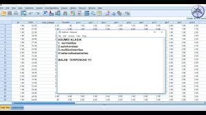 Uji Asumsi Klasik Dengan Spss Normalitas Autokorelasi Multikolinieritas Heteroskedastisitas Youtube