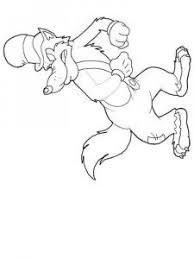 big bad wolf coloring page