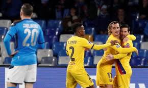 The graphs below are generated by calculating the average. Barcelona Host Napoli In The Uefa Champions League Egypttoday
