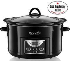 In partnership with the u.s. Crock Pot 4 7l Gloss Black Digital Countdown Timer Family Slow Cooker Sccprc507b Ebay