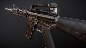 In 1964, the m16 entered us military service and the following year was deployed for jungle warfare operations during the vietnam war. M16 Assault Rifle Download Free 3d Model By Mateusz Wolinski Jeandiz 339d0f7