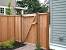 Double Wood Fence Gate