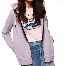 Une des spécialités de superdry, ce sont les sweats superdry à capuche. Superdry Sweats Polaires Femme Livraison Gratuite Spartoo