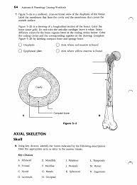Human anatomy coloring book and workbook (updated edition). Axial Skeleton Welcome To Skeleton Skull B Figure 5 2 8 Is Pro Vided In Figure 5 4 In Addition Specifically Identify Figure 5 5a