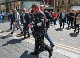 نتيجة بحث الصور عن ‪world war 2 vet hit with milkshake‬‏