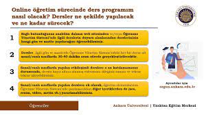cevrimici online egitim duyuru 2 ogrenci isleri daire baskanligi
