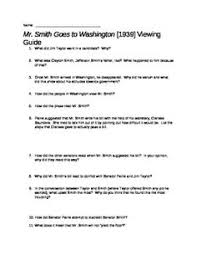The nightingale and the rose. Mr Smith Goes To Washington Analysis