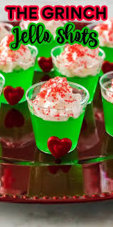 Grinch Jello Shots With Video Simplistically Living Jello Shot Recipes Christmas Drinks Recipes Lime Jello Shots