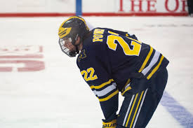 Owen power #25 of canada compete against stefano giliati #10 of italy during the 2021 iihf ice hockey world championship group stage game between italy and canada at arena. Wolverines Dominate Centerstage Atop Nhl Draft Selections