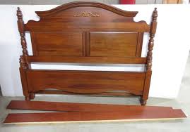 Maybe you would like to learn more about one of these? Albrecht Auctions Wood Bed Frame Convertible Queen Full Size Headboard Footboard And Rails