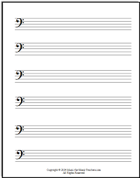 To use to write music: Staff Paper Pdfs Download Free Staff Paper