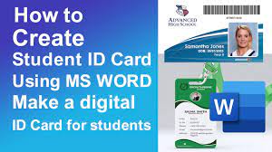 For more details on payment guide, click here. How To Make Student Id Card In Microsoft Word Youtube