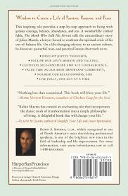 The monk who sold is ferrari book teaches many lessons. The Monk Who Sold His Ferrari A Fable About Fulfilling Your Dreams Reaching Your Destiny Sharma Robin Amazon Com Books