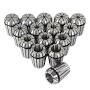 15 Pcs Spring Collet Set ER25 Collet Chuck 2mm-16mm Holder Super Exactness for CNC Engraving Machine & Milling Lathe Tool from www.amazon.com