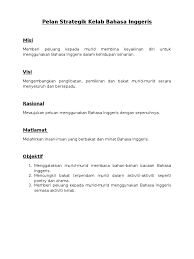 Aktiviti belia, kbpubi, kelab belia pubi perak, kumpulan pubi, usahawan belia. Pelan Strategik Kelab Bahasa Inggeris 1 Doc