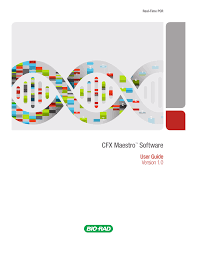 Cfx Maestro Software User Guide Bio Rad Manualzz Com