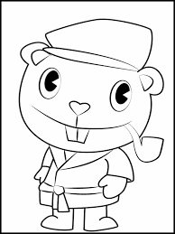 Download Printable Coloring Pages For Kids Happy Tree Friends 25 Happy Tree Friends Coloring Pages For Kids Coloring For Kids