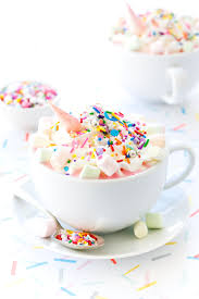 Unicorn Hot Chocolate Love And Olive Oil Recipe Hot Chocolate Recipes Food Desserts