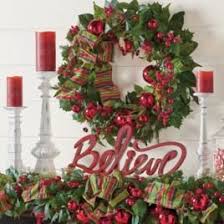 Merry And Bright Cordless Greenery Collection Grandin Road Christmas Decorations Outdoor Christmas Decorations Holiday Wreaths