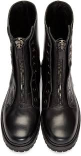 Black And Gold Boots Diesel Black Gold Black Military Combat Boots Ssense Combat Boots Boots Military Combat Boots