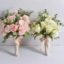 Maybe you would like to learn more about one of these? Wedding Flowers Bridal Bouquets White Pink Polyester Silk Rose Artificial Bridesmaid Flower Bouquet Wedding Accessories Decor Wedding Bouquets Aliexpress