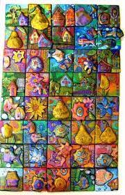 See more ideas about polymer clay, clay tiles, clay. A Mused Studio 40 Polymer Clay Picture Tiles Polymer Clay Sculptures Polymer Clay Crafts Polymer Clay